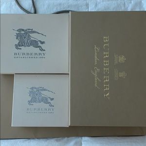 Burberry Boxes and Bag